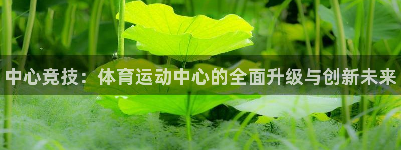 欧亿体育官方正版app娱乐：中心竞技：体育运动中心的全面升级