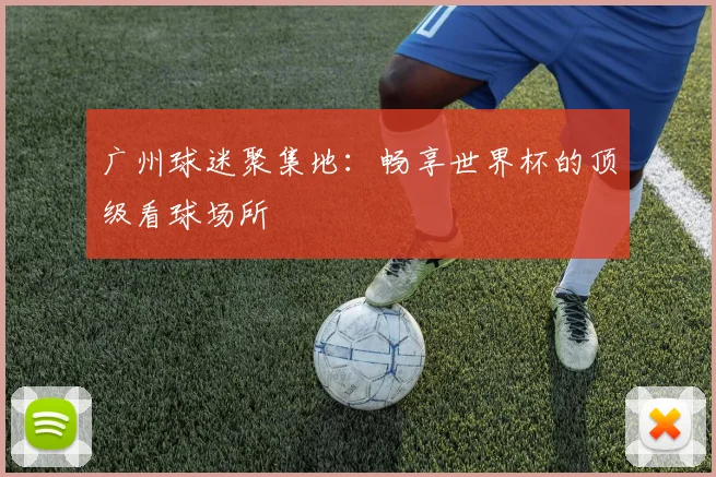 广州球迷聚集地：畅享世界杯的顶级看球场所