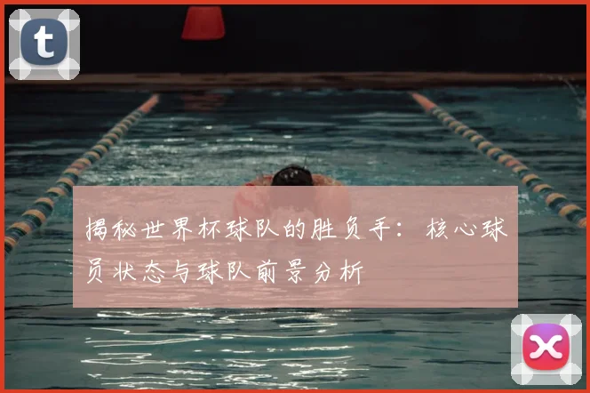 揭秘世界杯球队的胜负手:核心球员状态与球队前景分析